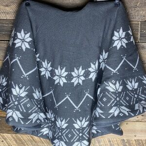 Target Wondershop Gray Fair Isle Christmas Tree Skirt 48” Round 42-54" Dia Trees